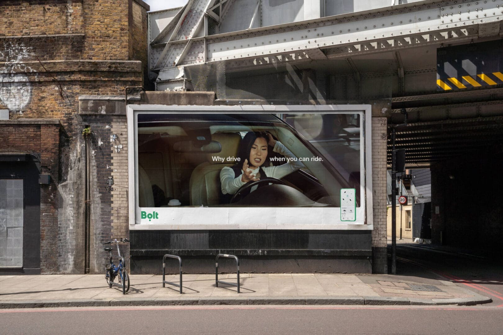 BOLT Advertising Category Entry Points Against Commuting In a Car